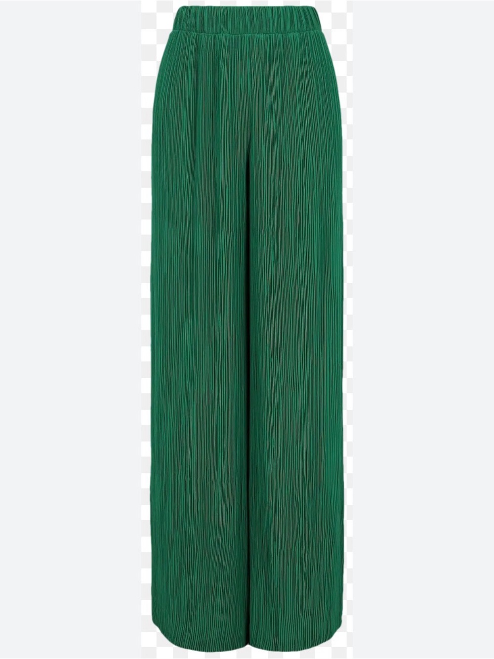 Off-White Emerald Green Pleated Maxi Skirt S